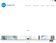 Tablet Screenshot of integralex.com